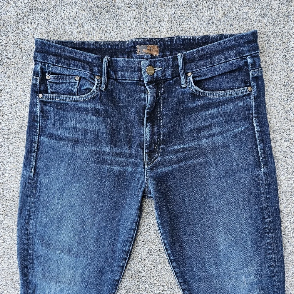Mother High Waisted Looker Dark Wash Skinny Jeans Stretch Denim Womens Size 31